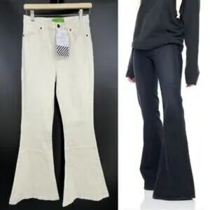 Free People X Sandrine Rose Super Flare‎ Jeans 25 $210 NWT